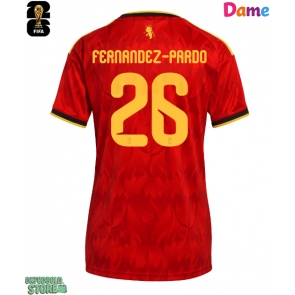 Belgien Matias Fernandez-Pardo #26 Replika Hjemmebanetrøje Dame VM 2026 Kortærmet